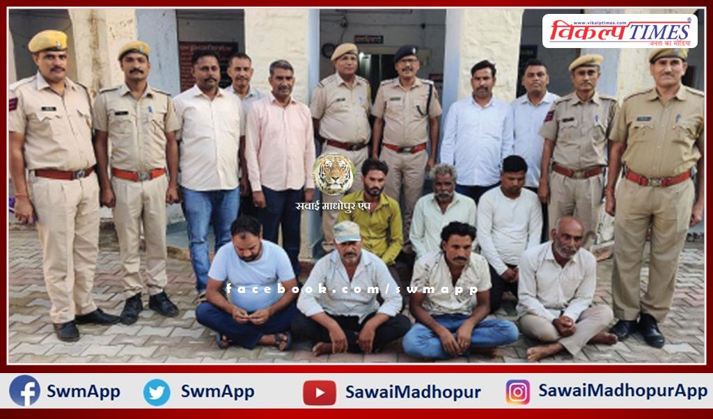 7 arrested including the main gangster by gang that stole oil from BPCL's pipelinein sawai madhopur