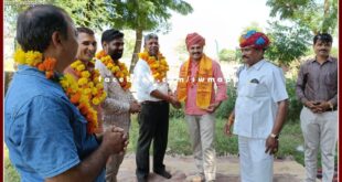 Bhupendra Singh Jadaun appointed sawai madhopur district convener of Rajput Officer Employees Union