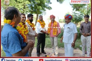 Bhupendra Singh Jadaun appointed sawai madhopur district convener of Rajput Officer Employees Union