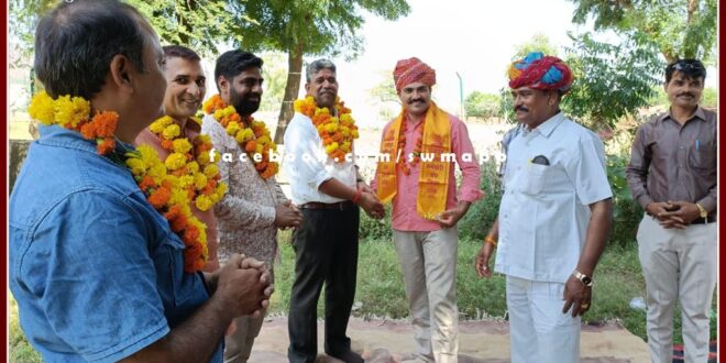 Bhupendra Singh Jadaun appointed sawai madhopur district convener of Rajput Officer Employees Union