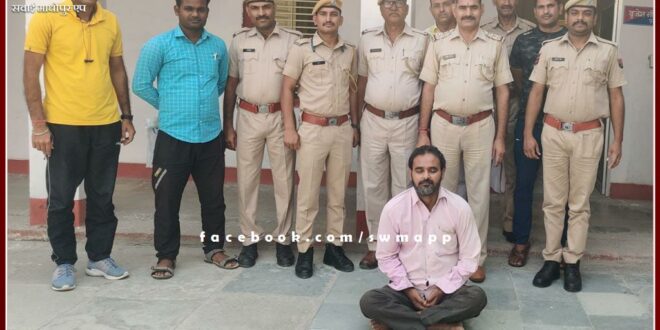 History sheeter Trilok Meena arrested in Bamanwas Sawai madhopur