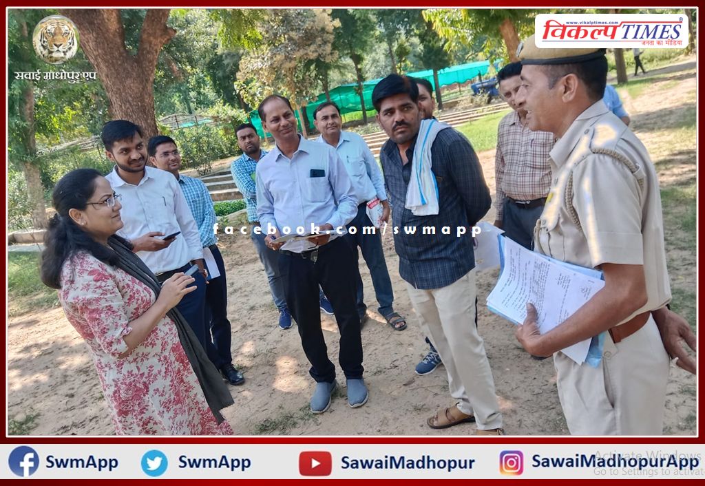 NREGA commissioner Shivangi Swarnakar inspected development works in sawai madhopur