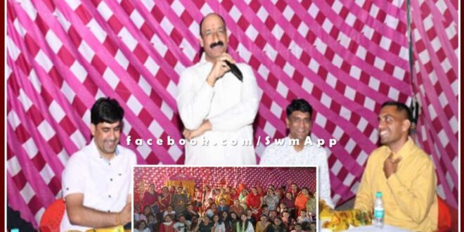 Navratra program running in police line sawai madhopur concludes