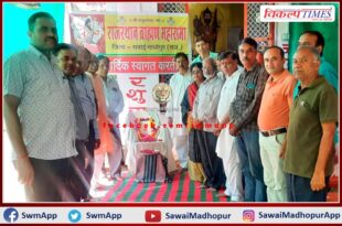 President of Rajasthan Brahmin Mahasabha paid tribute to Bhanwarlal Sharma