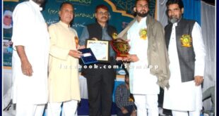Shayar Rehan Farooqui honored with "Rehaan Us Sukhan" Award in tonk