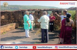 Union Minister Arjun Meghwal approved 15 lakh rupees for the development of ancient Galta temple