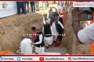 Chief Minister Ashok Gehlot inaugurated and laid the foundation stone of several development works in Gangapur City