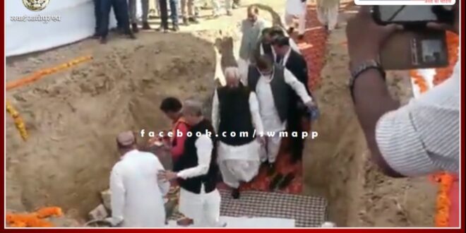 Chief Minister Ashok Gehlot inaugurated and laid the foundation stone of several development works in Gangapur City