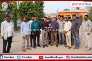 E-rickshaw distributed for under Swachh Bharat Mission in sawai madhopur