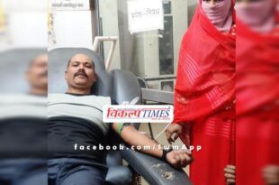 Gave life by donating blood late at night in sawai madhopur