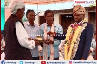 Married with one rupee and coconut in lalsot
