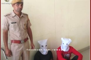 Police disclosed the case of robbery from businessman on Khandar road, two accused arrested