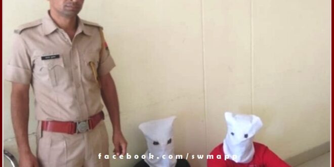 Police disclosed the case of robbery from businessman on Khandar road, two accused arrested