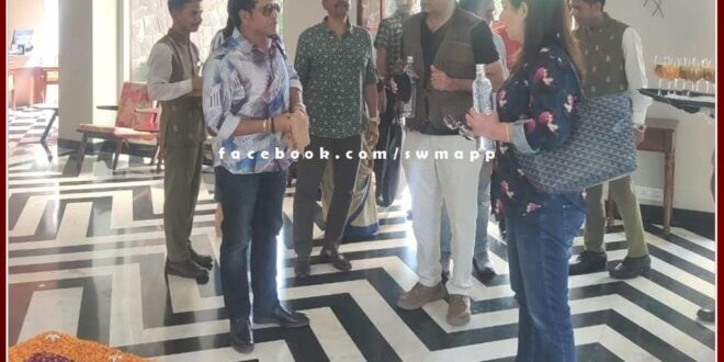 Sachin Tendulkar leaves for Jaipur after Ranthambore visit