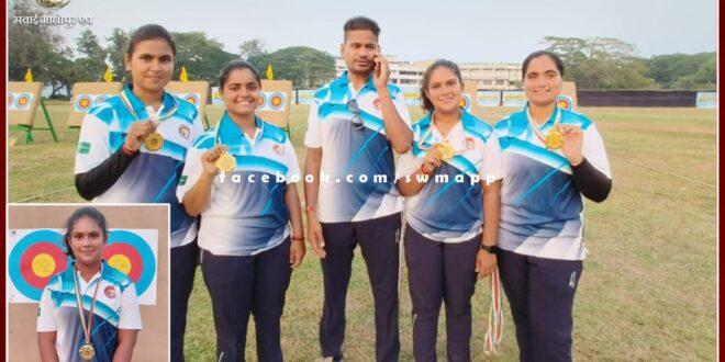 Yashasvi Nathawat won gold medal in national archery competition