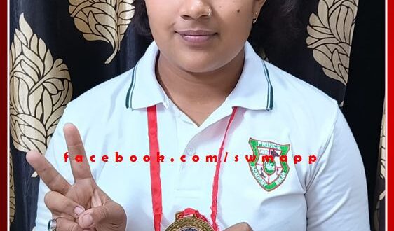 Yashasvi Nathawat won gold medal in state level school archery competition