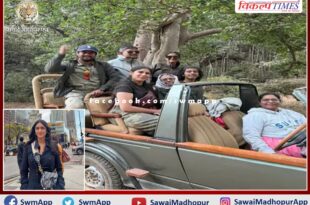 Bollywood actress Mrunal Thakur on Ranthambore tour
