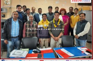 Deshveer Dagur of PG College Sawai Madhopur was first in power lifting competition
