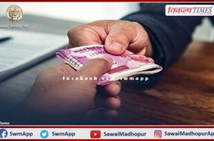 Enforcement inspector trap of logistics department taking bribe of 10 thousand in bharatpur