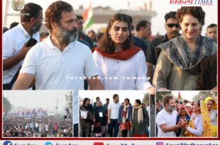 Monday was the day of Bharat Jodo Yatra in the name of women power