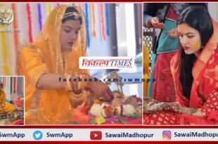 Pooja Singh, who has done MA in Political Science, married Lord Vishnu in jaipur rajasthan