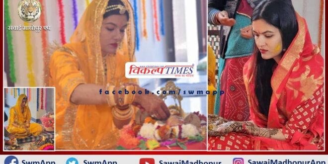 Pooja Singh, who has done MA in Political Science, married Lord Vishnu in jaipur rajasthan