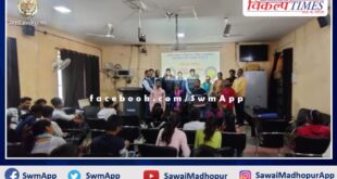 Quiz competition organized in Shaheed Captain Ripudaman Singh College Sawai Madhopur