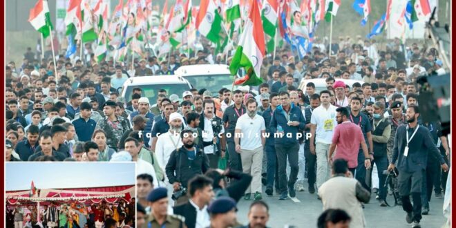 Rahul's Bharat Jodo Yatra will enter Sawai Madhopur to Dausa district today