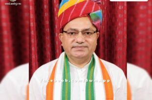 Sawai Madhopur Dr. Madhu Mukul Chaturvedi will be honored in Gandhi Nagar Gujarat