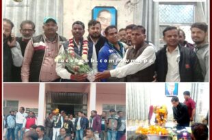 Sawai Madhopur nagar parishd Chairman vimal chand mahavar took charge after two months