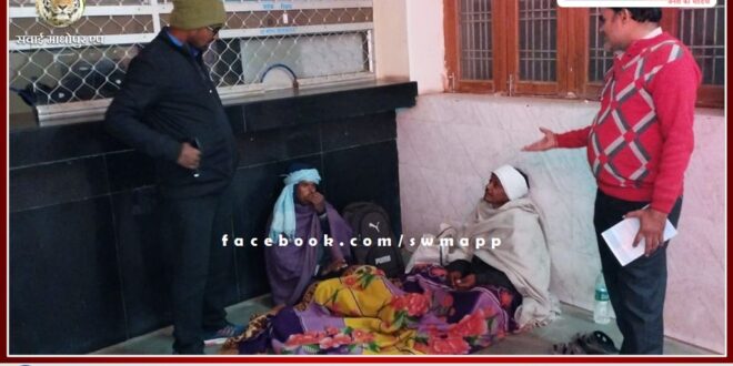 district legal services authority transported people to night shelters in sawai madhopur