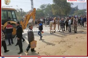 Illegal under construction houses and platforms demolished from Alanpur Circle to Circuit House
