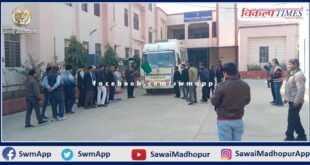 Legal Aid and Mobile Lok Adalat mobile van flagged off in sawai madhopur