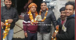 Maya Spare Parts Deendayal Sharma became the President of Two Wheeler Union in sawai madhopur