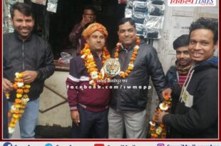Maya Spare Parts Deendayal Sharma became the President of Two Wheeler Union in sawai madhopur