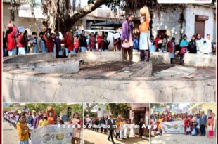 Message given to save water given under Mission Life in sawai madhopur