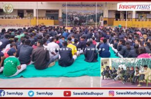 National Voter's Day celebrated at Model School Surwal Sawai Madhopur