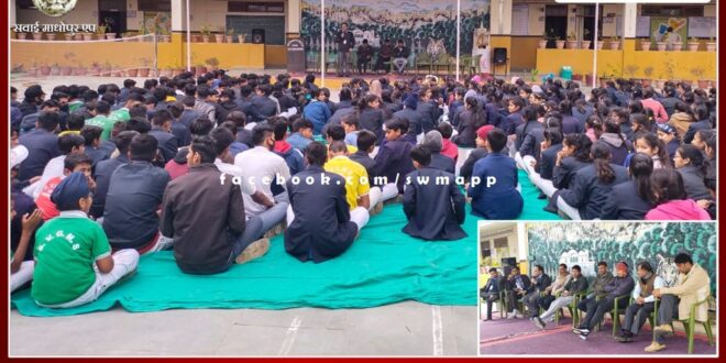 National Voter's Day celebrated at Model School Surwal Sawai Madhopur
