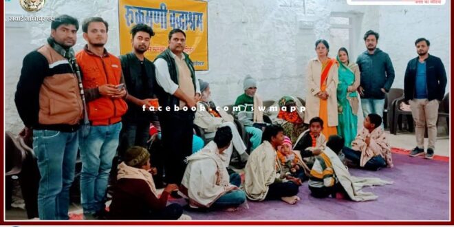 Old man honored on Makar Sankranti festival in sawai madhopur