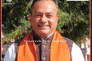Sawai Madhopur Dr. Madhu Mukul Chaturvedi honored with Brij Gaurav Award-2023