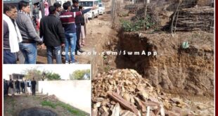 Sawai Madhopur Zila Parishad CEO Abhishek Khanna inspected various construction works