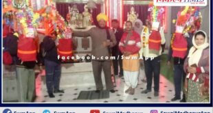 Srivijeshwar Charitable Trust Shiv Mandir Bajaria welcomed Kavad Yatris in sawai madhopur