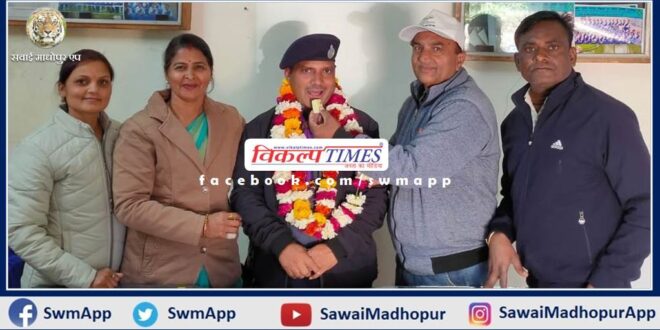Surendra Kumar Mehrda took charge of CO Scout in sawai madhopur