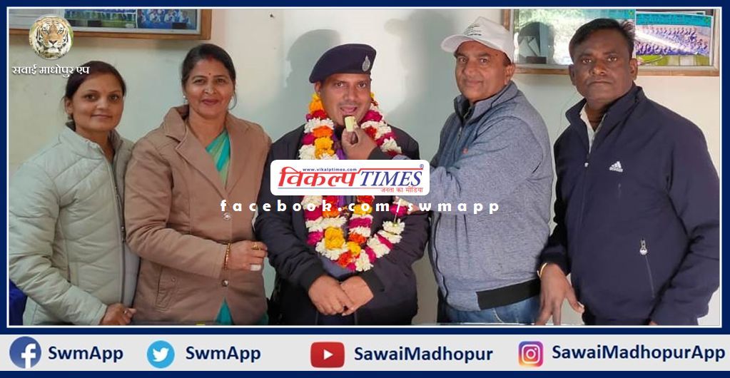 Surendra Kumar Mehrda took charge of CO Scout in sawai madhopur