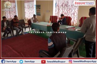 Zilla Parishad CEO Abhishek Khanna held a public hearing in sawai madhopur