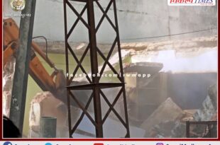 city council sawai madhopur removed encroachments on Alanpur Circuit House Road