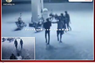 youths beat up petrol pump salesmen with sticks and rods in jastana sawai madhopur