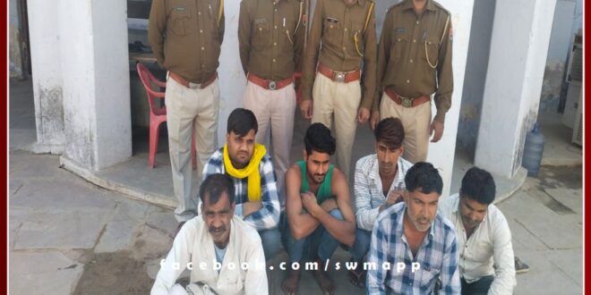 6 accused arrested for rescuing seized tractor-trolleys filled with illegal gravel after fighting with the police