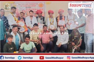 Blood donation camp organized on the occasion of marriage anniversary in sawai madhopur