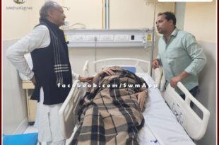 Chief Minister Ashok gehlot inquired about the health of Ranthambore Trinetra Ganesh Temple Mahant